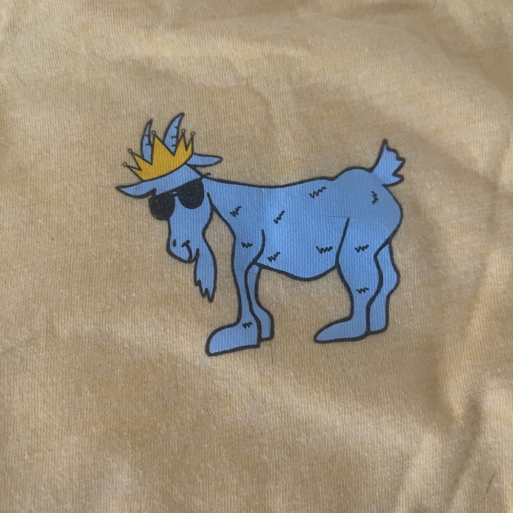 GOAT USA Yellow Graphic T-Shirt